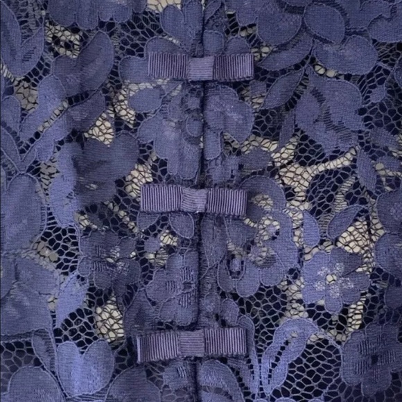 BHLD Sloan Lace Dress Sapphire Blue NWOT - Picture 5 of 11